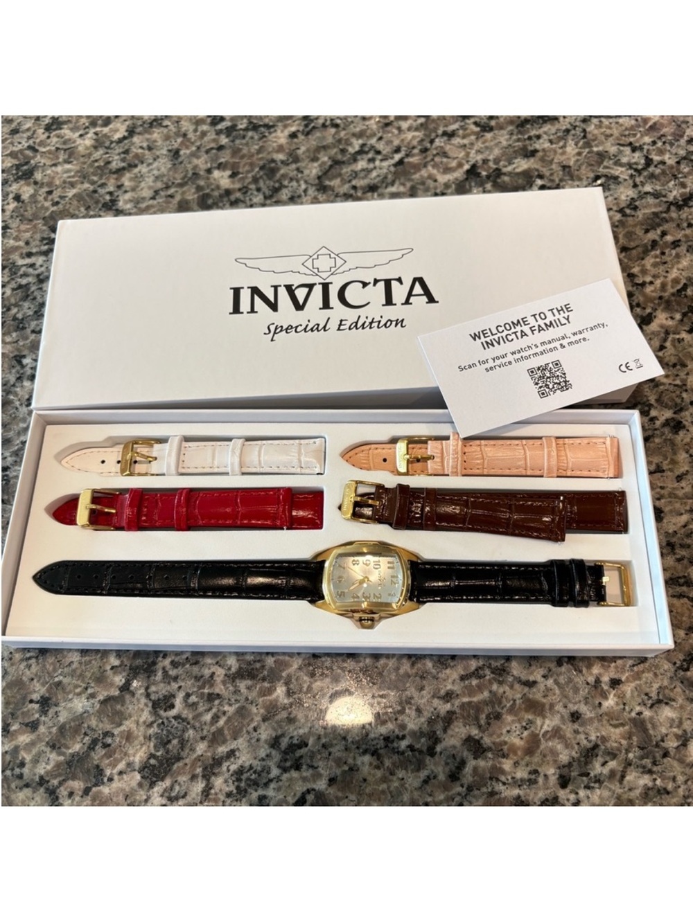 Invicta Lupah Women's Watch - 29mm, Black with Interchangeable Straps NWT